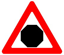 תמרור "זיקוק" 302 - תחומה בדרך