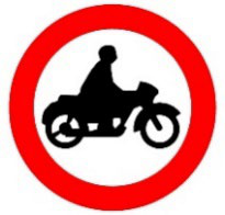 כניסה אסורה לרכב תלת-גלגלי