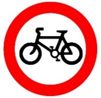 כניסה אסורה לאופניים