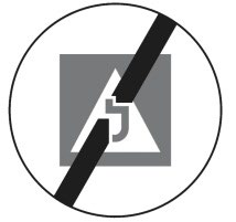 קצה האזור חנייה אסורה