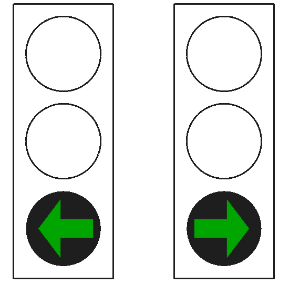 אור צהוב מהבהב