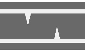 מסמן את קצה הכביש