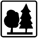 יער, חורש או פארק שהוכשר לביקורי מטיילים.